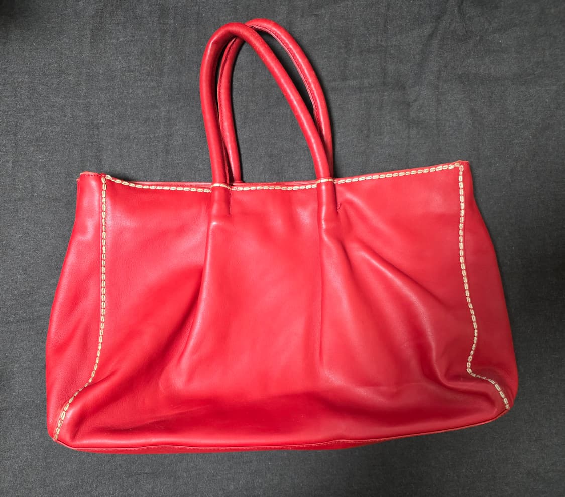 Marco Buggiani 마르코 부기아니 레드 가죽 가방 상품이미지5