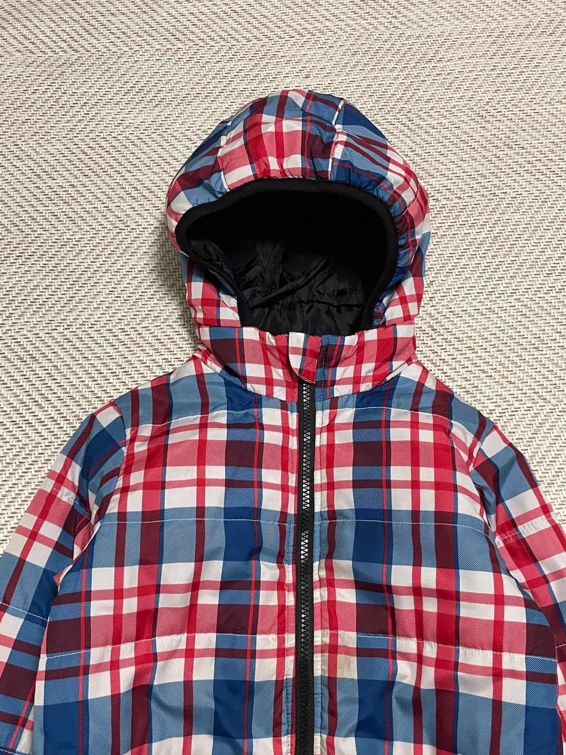 빈티지 키즈 sunny 체크 패딩 J03263 상품이미지5
