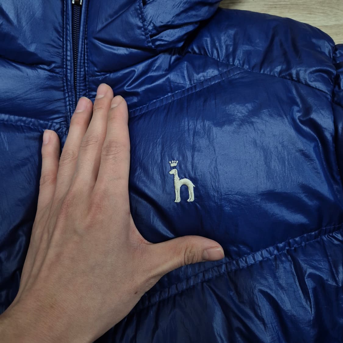 헤지스 덕다운 후드 푸퍼 패딩 점퍼 S(90) 상품이미지4