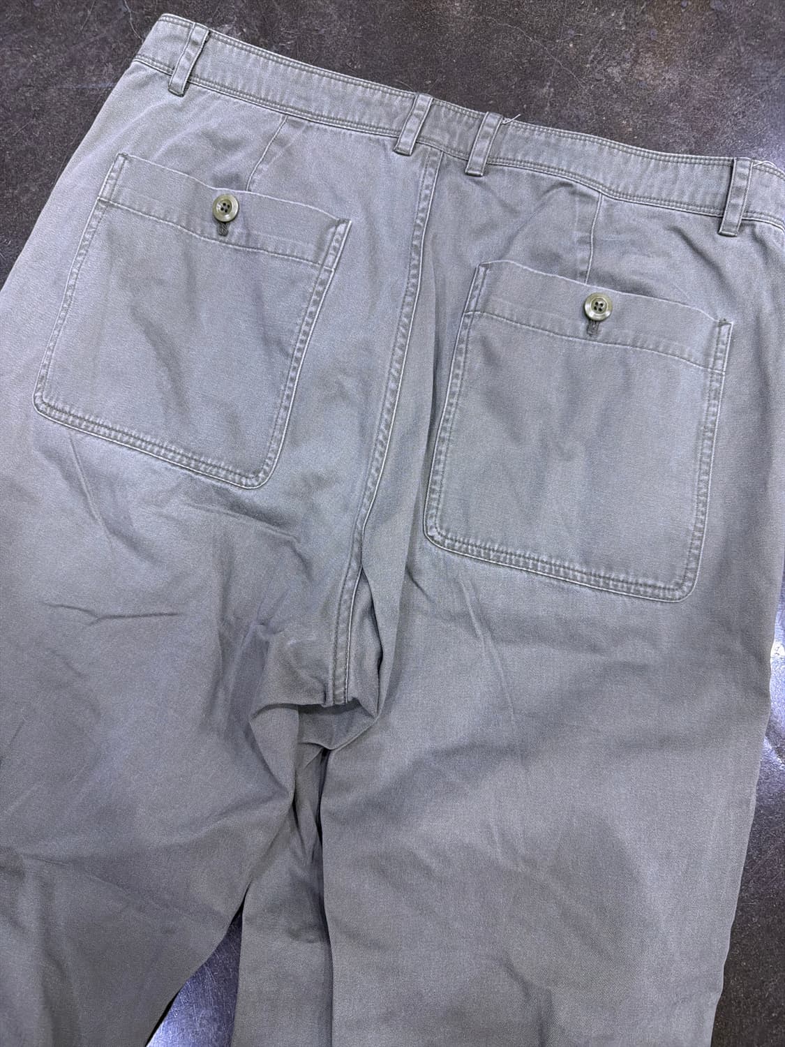 커버낫 빈티지 퍼티그 팬츠 워싱 올리브 L 상품이미지6