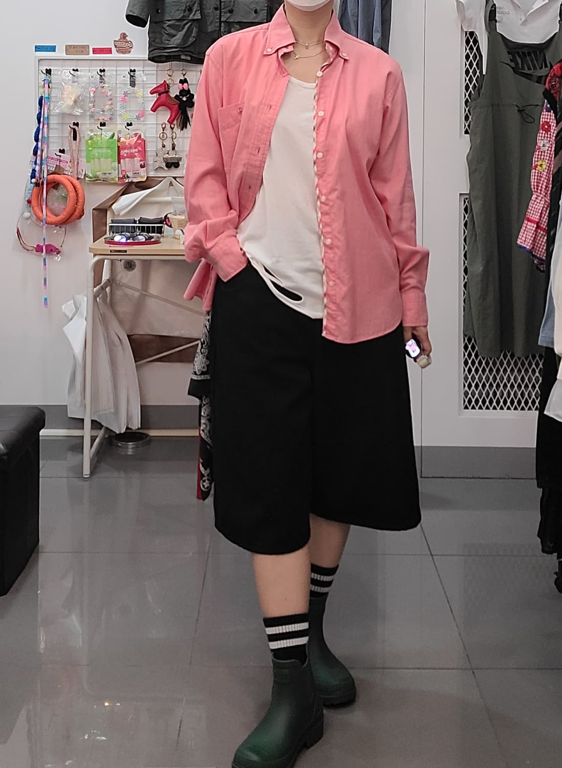 폴로 핑크 셔츠 상품이미지5