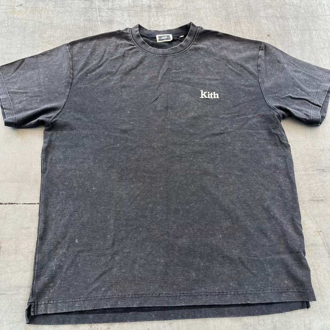 KITH 가먼트다잉 로고티 XL  상품이미지1