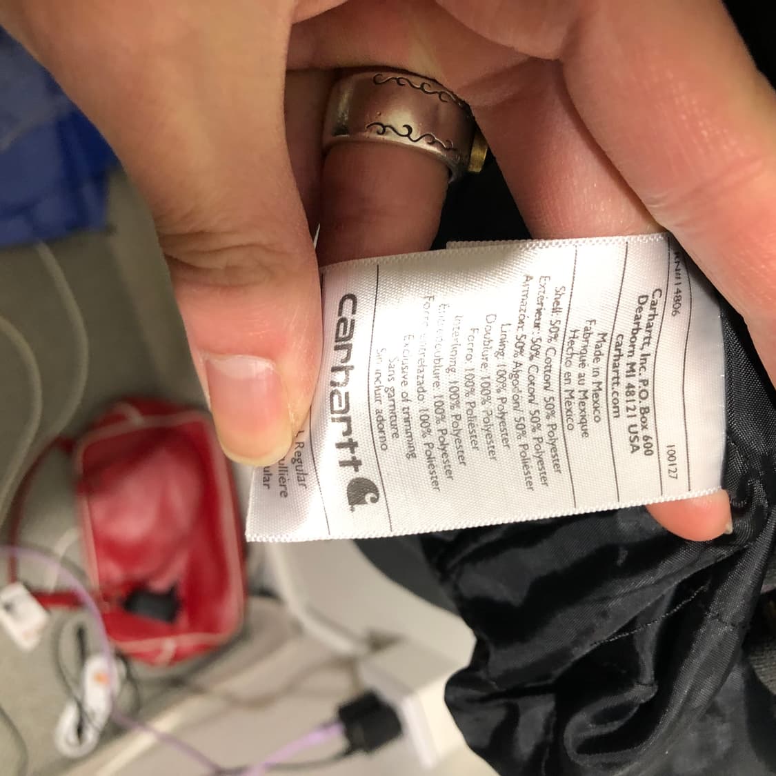 칼하트 누빔 후드집업 상품이미지5