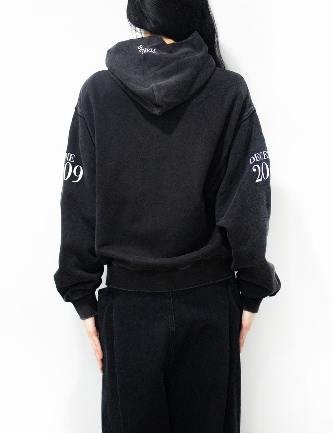 PRAYING FINANCIAL CRISIS DESTROYED 후드집업 상품이미지4