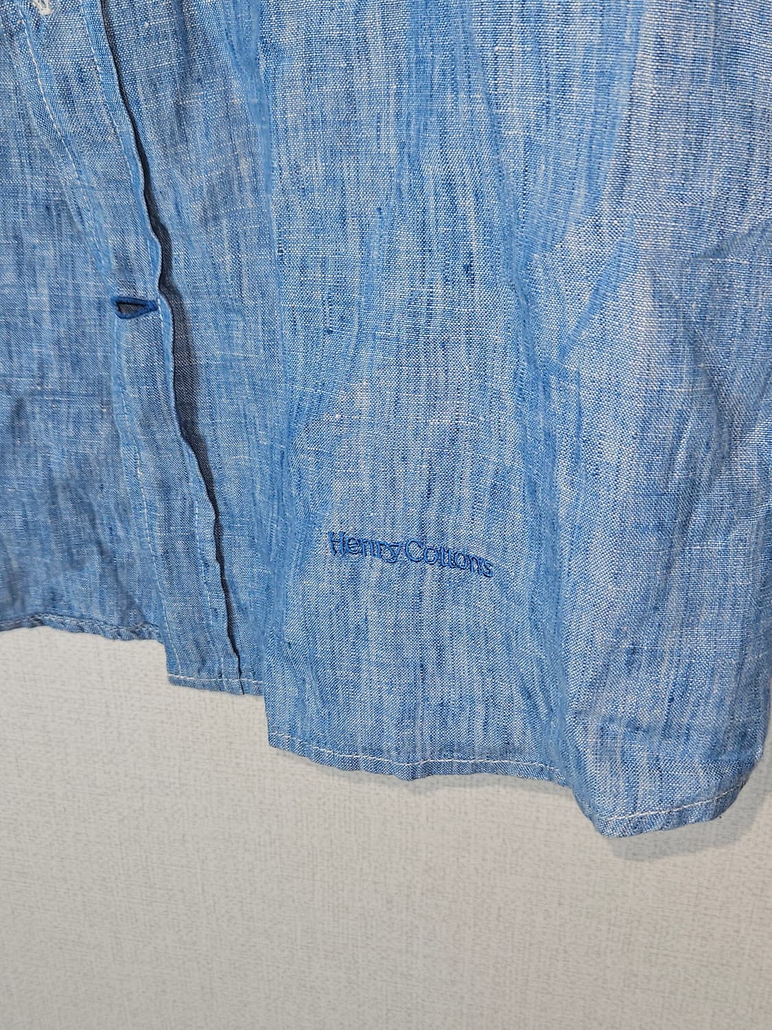 헨리코튼 린넨 반팔셔츠 클래식 100 상품이미지3