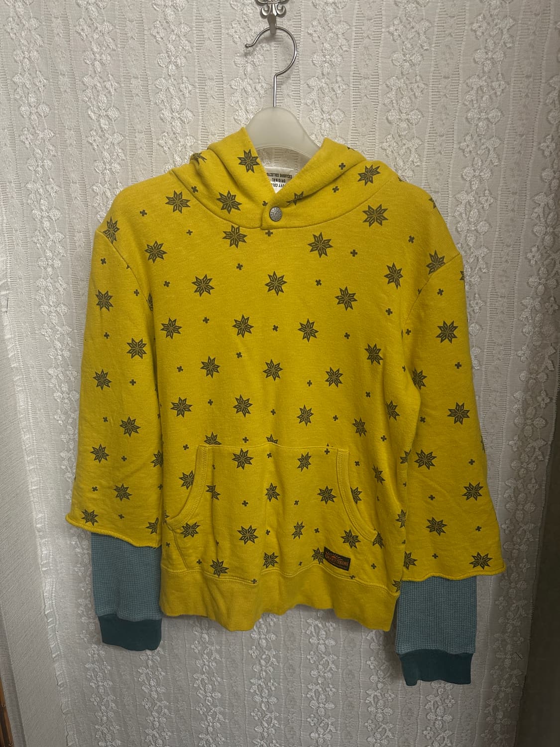 groovy colors 레이어드 후드 상품이미지1