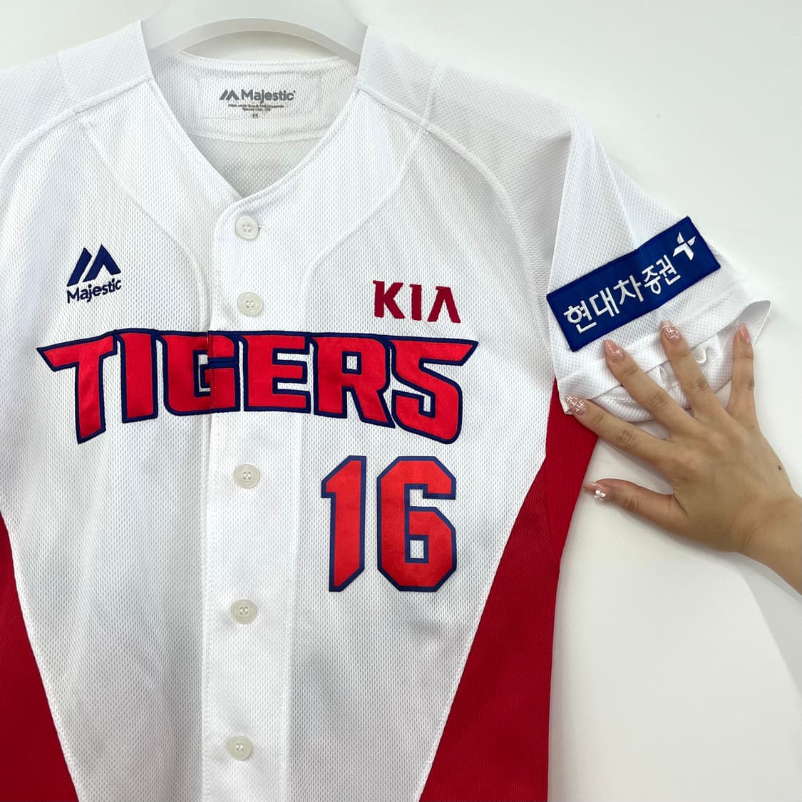 기아타이거즈 마제스틱 김주찬 마킹 어센틱 홈 유니폼 상품이미지4