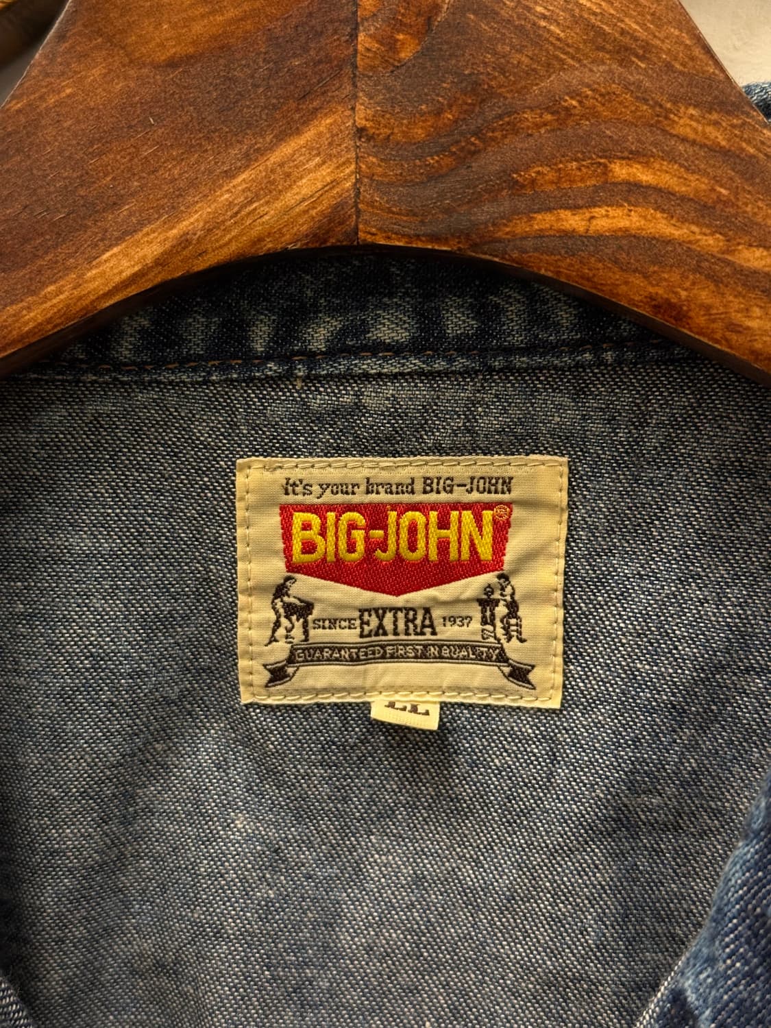 LL) Big-John Extra Denim Western Shirt 상품이미지7