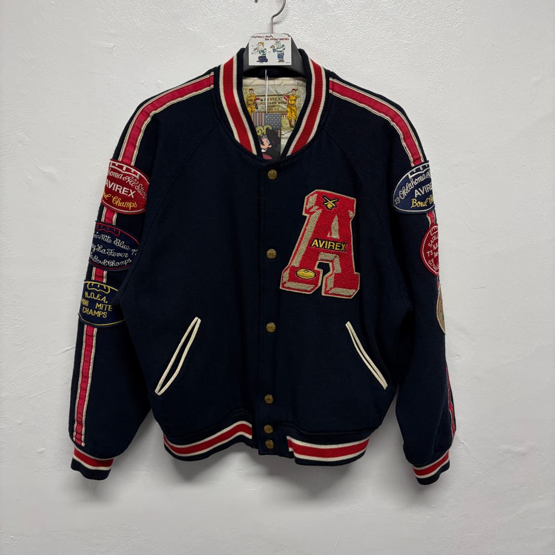 90S 아비렉스 울 바시티 상품이미지1