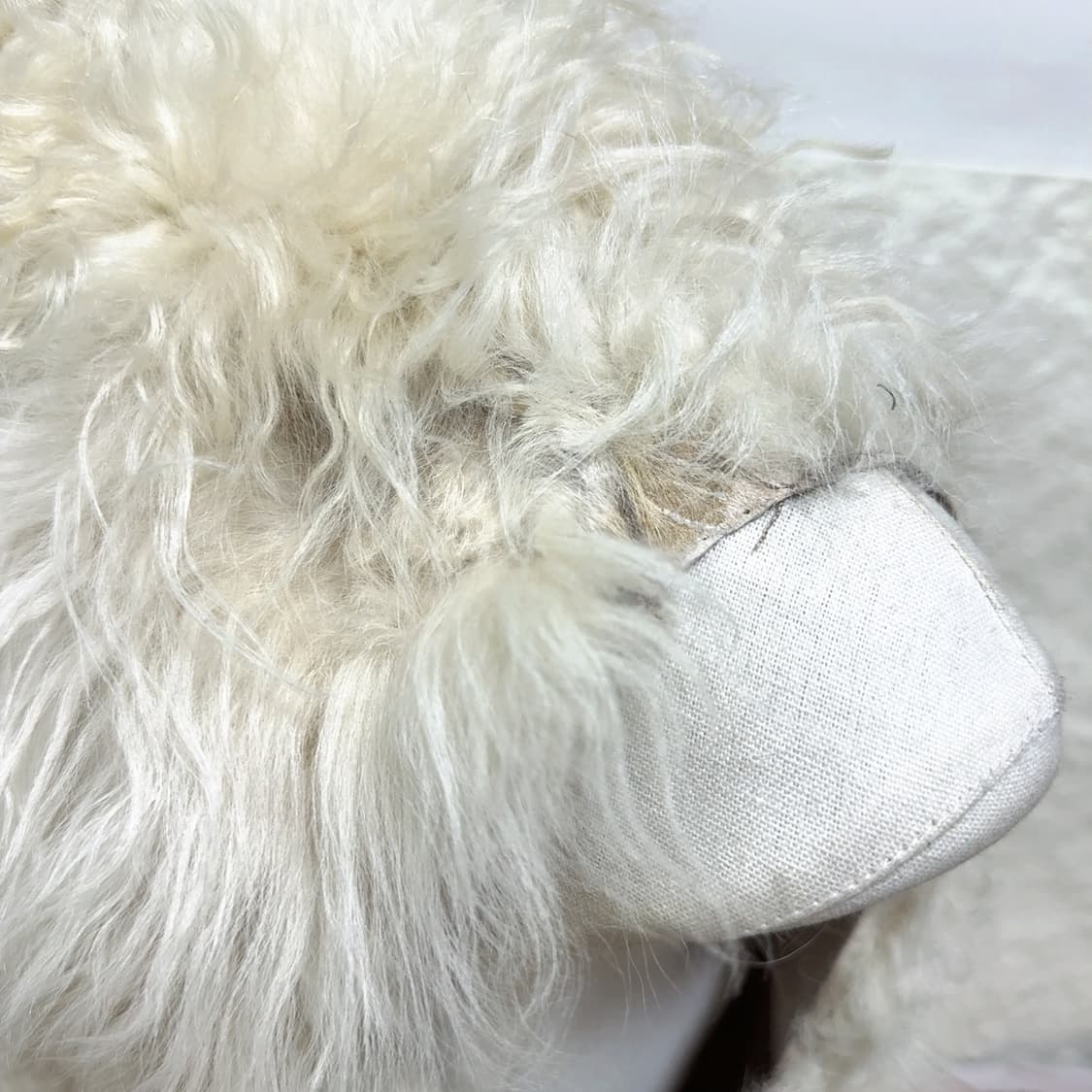 빈티지 베이지 양털 토스카나 양가죽 조끼 베스트 상품이미지4