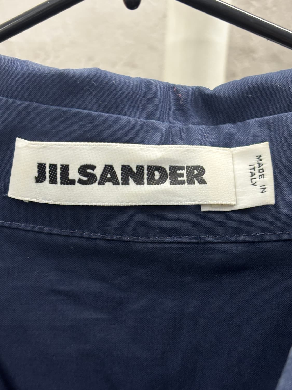JIL SANDER 반팔 셔츠 네이비 38 상품이미지3