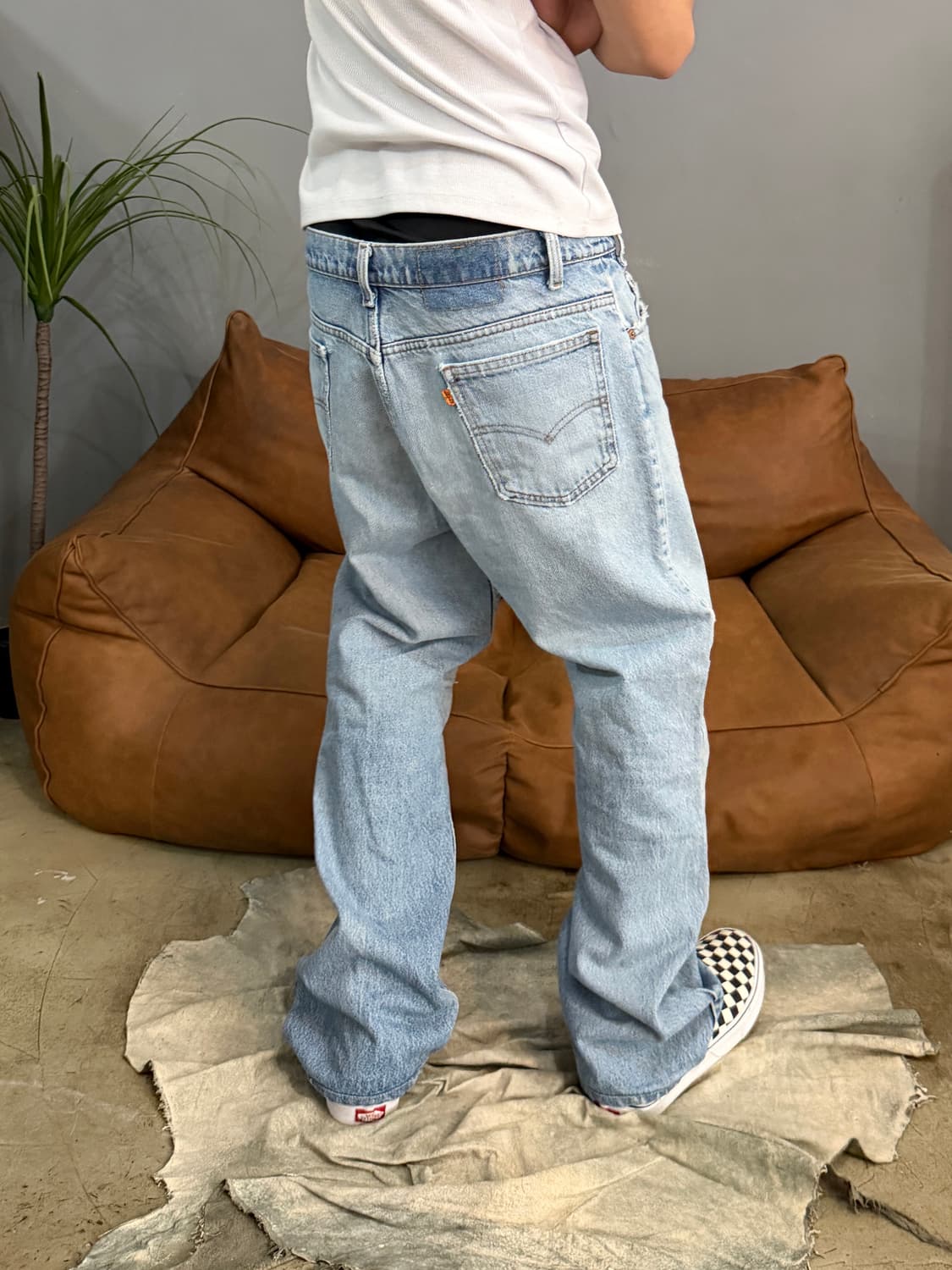 90‘s MADE IN USA 🇺🇸 리바이스 517 부츠컷 오렌지탭 상품이미지2