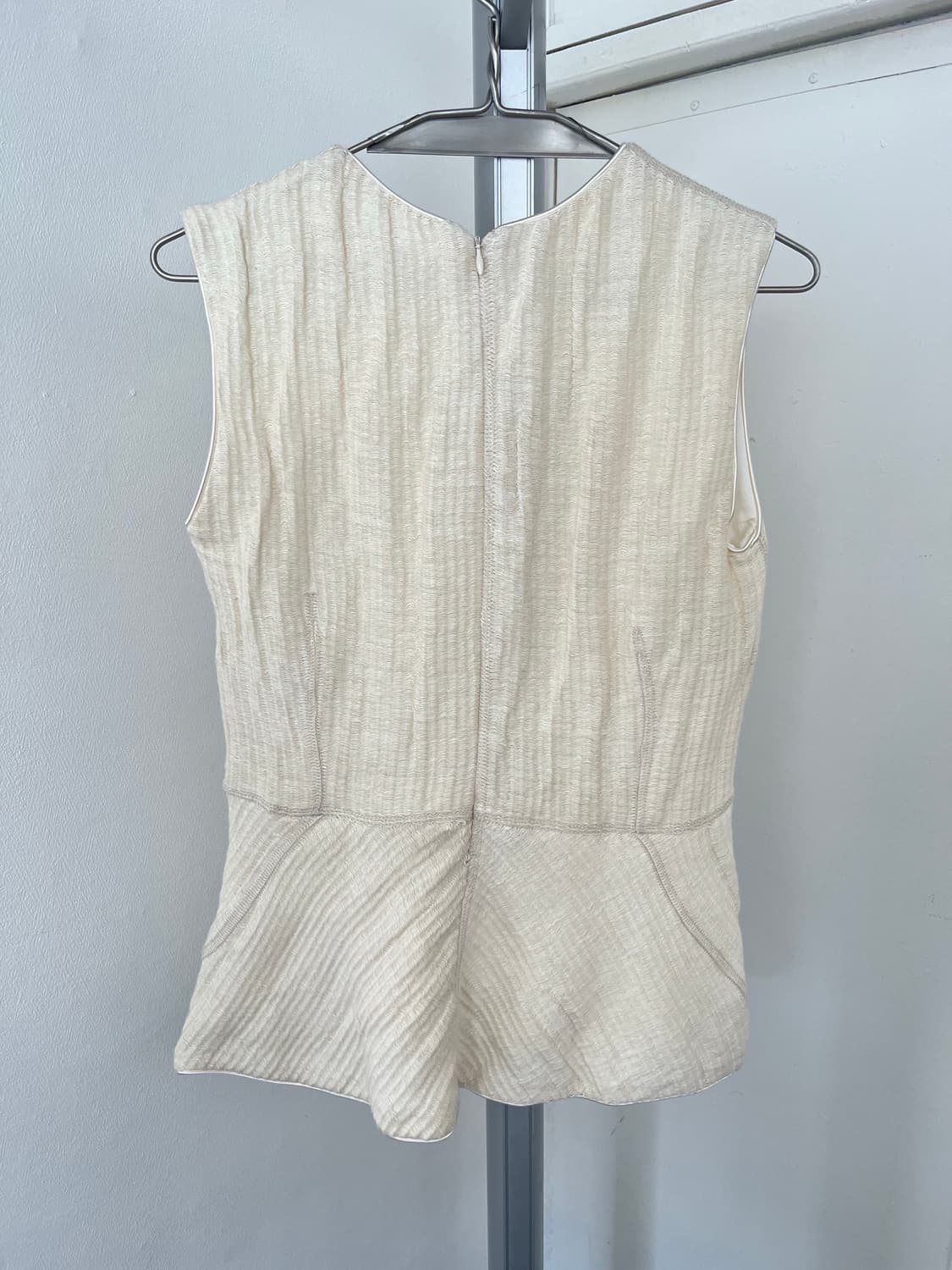 natural linen sleeveless 상품이미지2