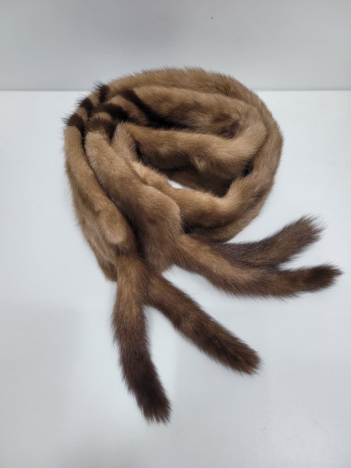 천연 밍크 머플러 / 총장 171 브라운
 상품이미지2