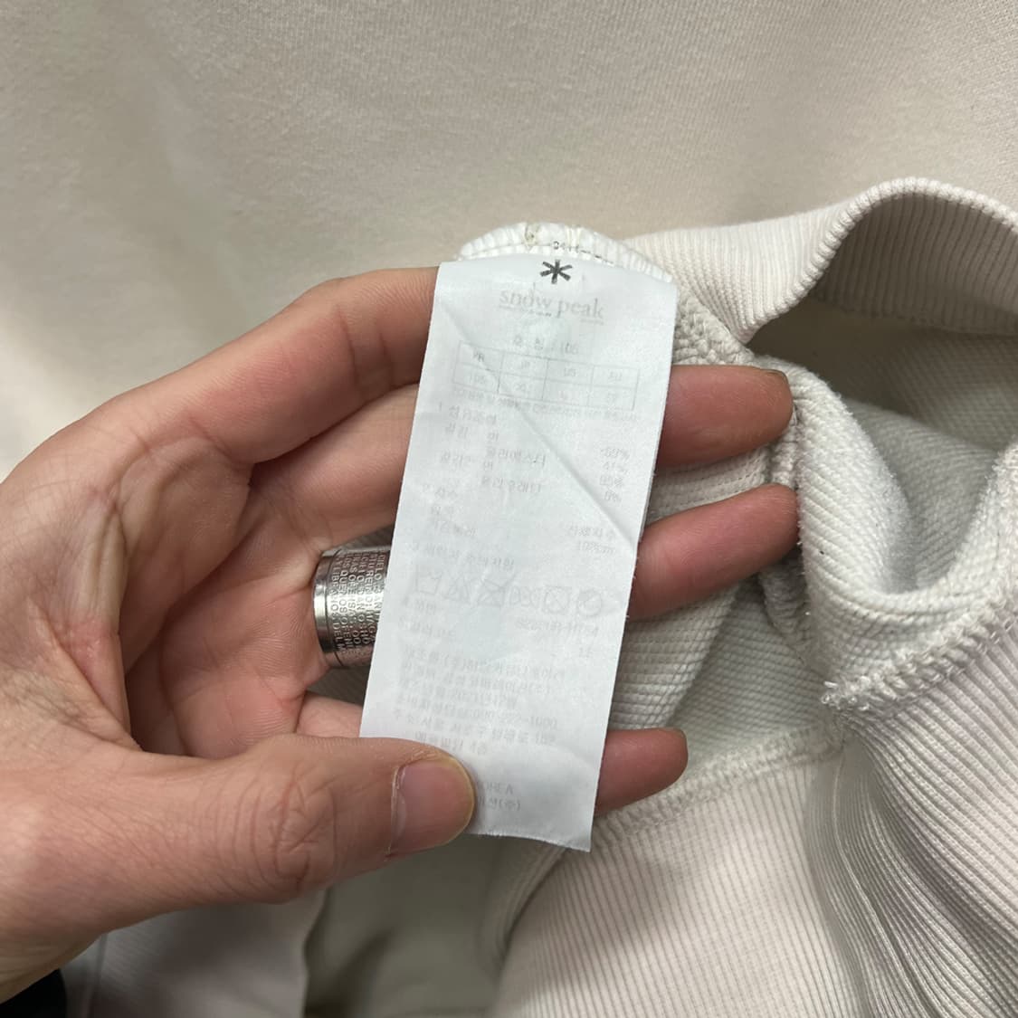 스노우피크 기어 픽쳐스 맨투맨 105 상품이미지5