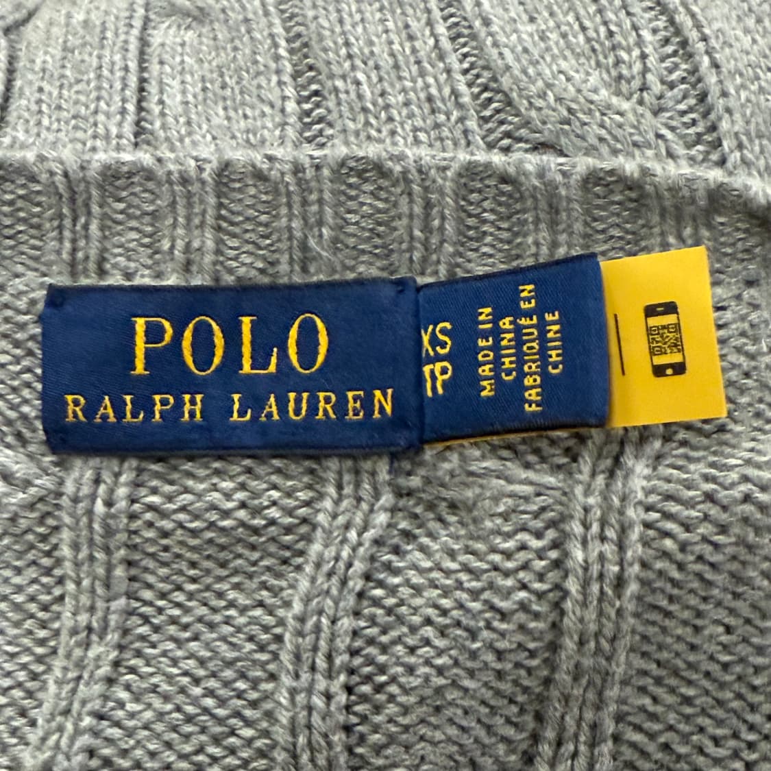 폴로 랄프로렌 그레이 꽈배기 니트 상품이미지5
