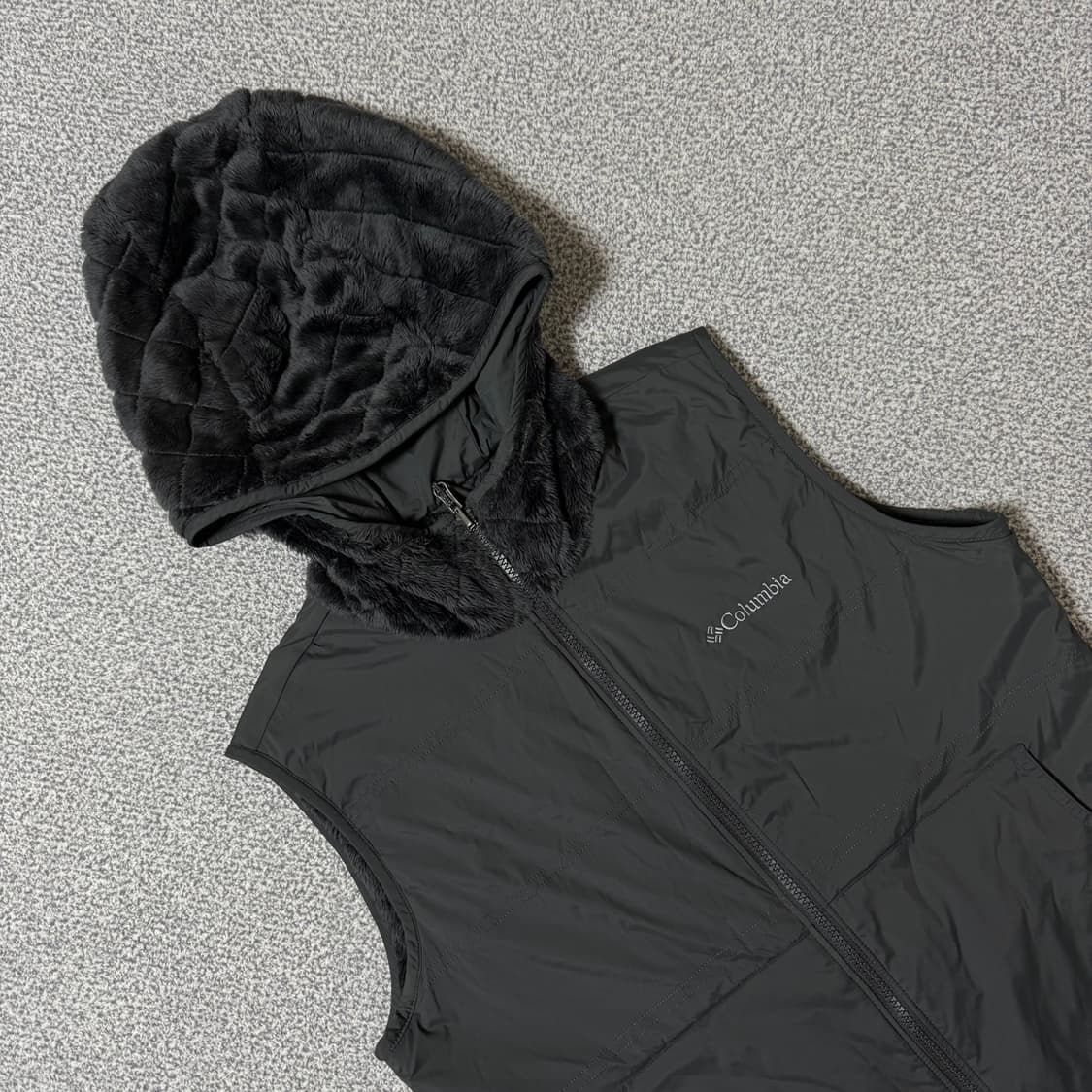 컬럼비아 리버시블 후리스 쪼끼 여성용 상품이미지3