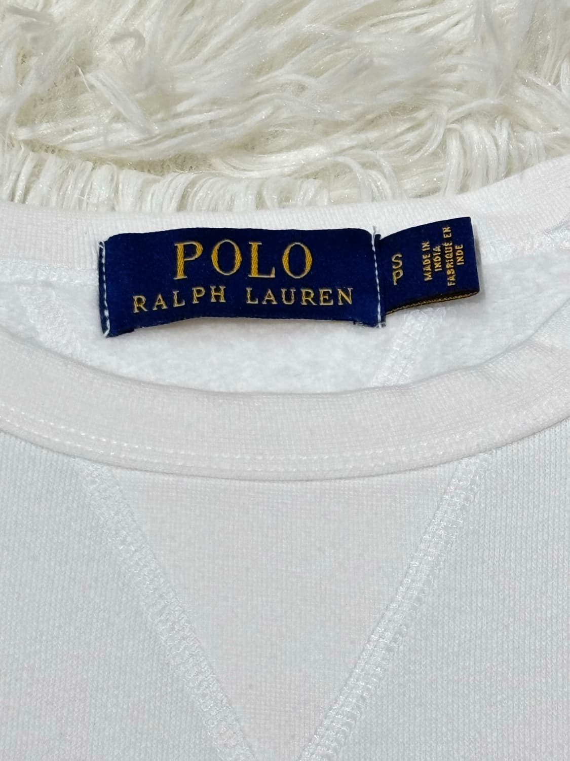 폴로랄프로렌 네이비포니 화이트 맨투맨 상품이미지6