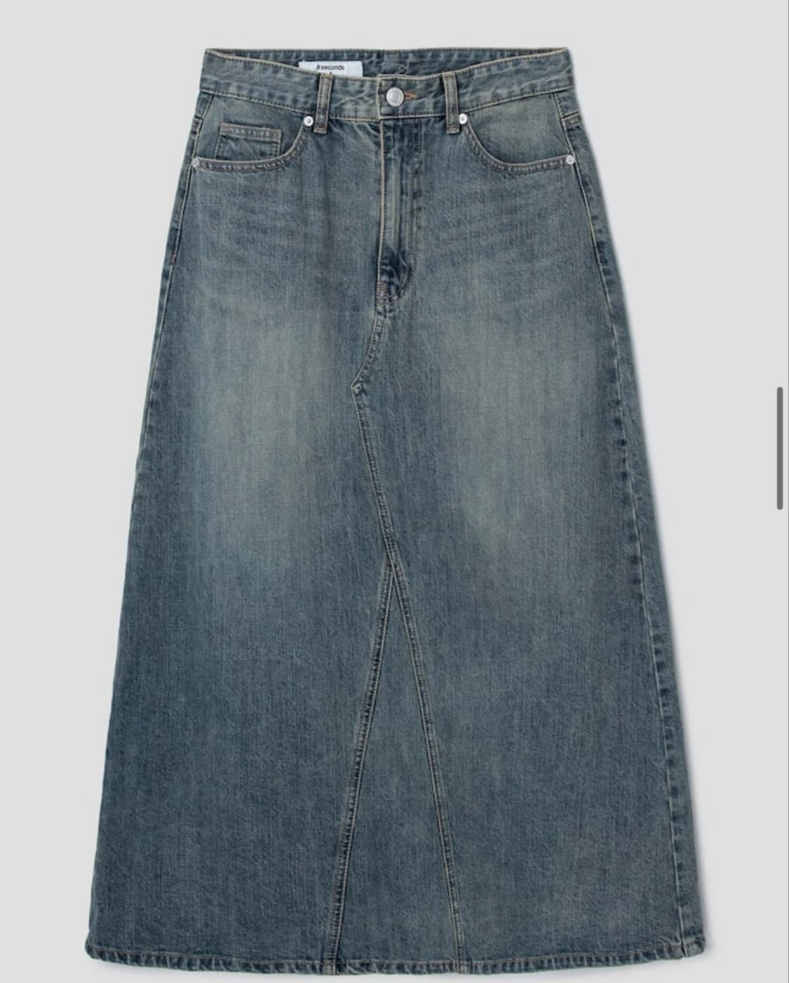 에잇세컨즈 데님롱치마 m사이즈 상품이미지2