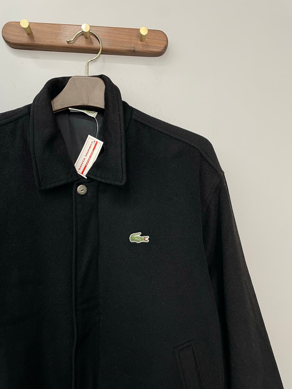 라코스테 블랙 울 봄버 블루종 자켓 H955 상품이미지3