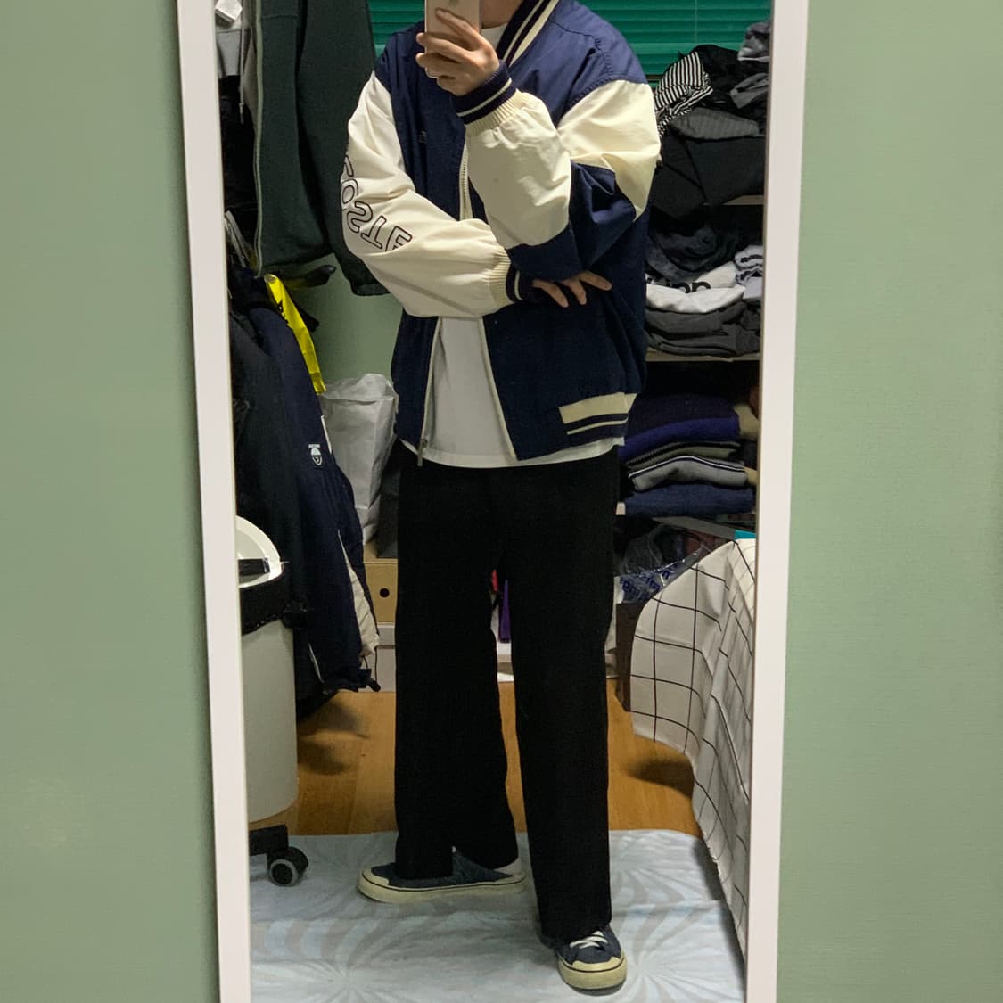 라코스테 빅로고 바시티 자켓 상품이미지4