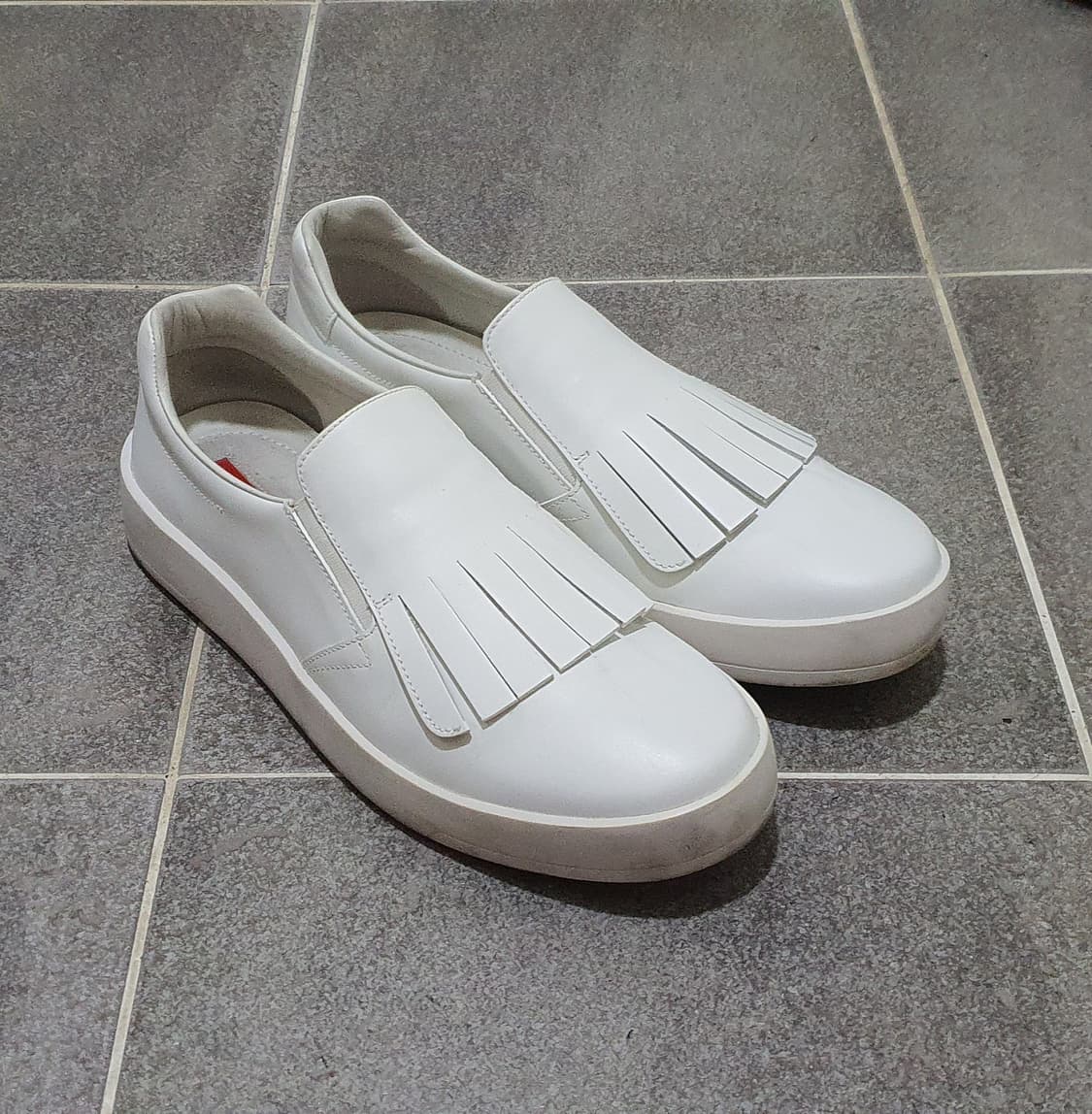 프라다 프린지 레더 슈즈 7 상품이미지3