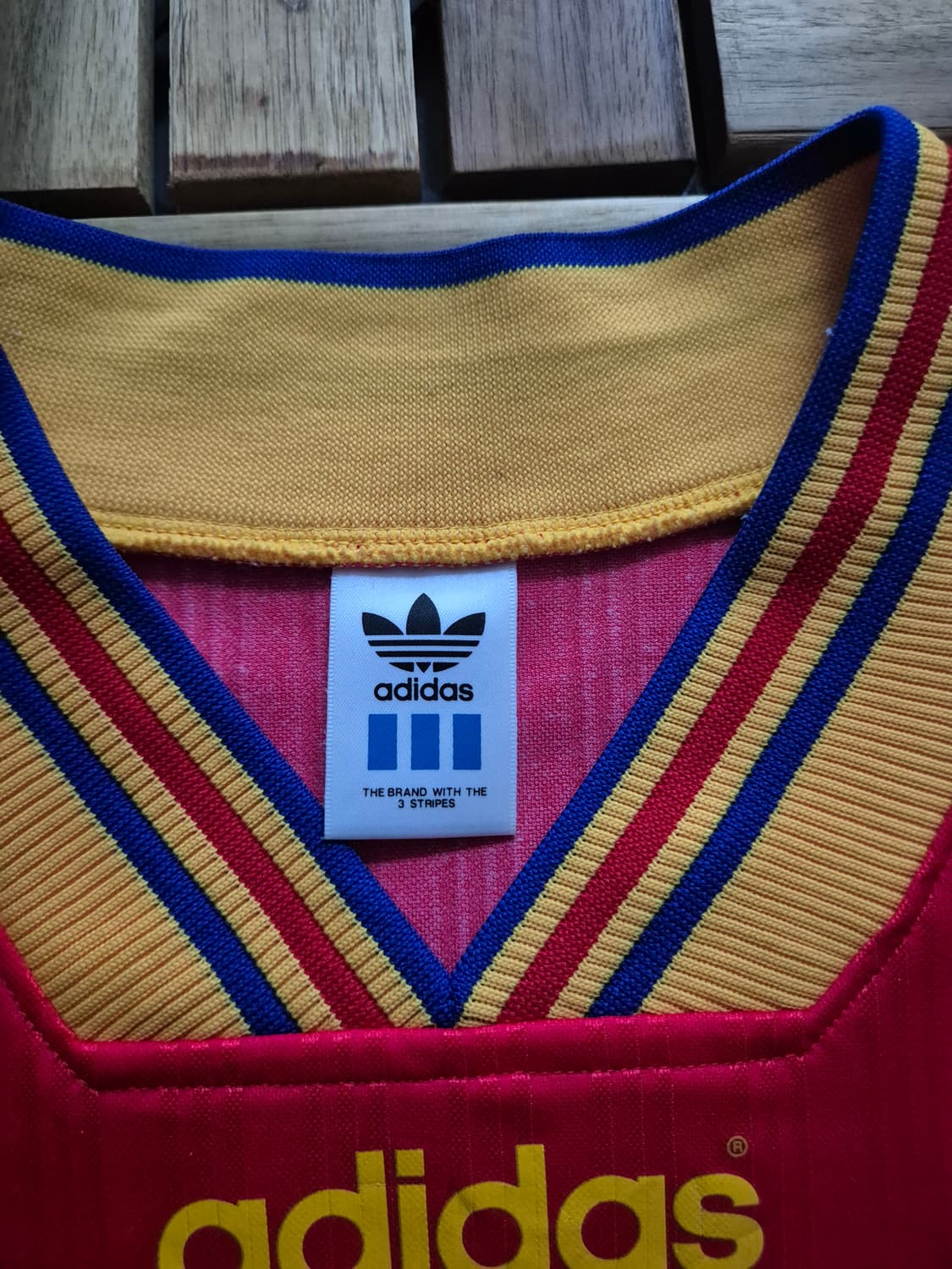 Adidas 올드래플 96-98 루마니아 국대 어웨이 유니폼 세트 상품이미지3