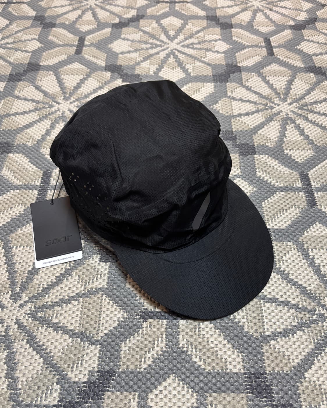 (OS) 소어 러닝 soar 런 캡 블랙 상품이미지1