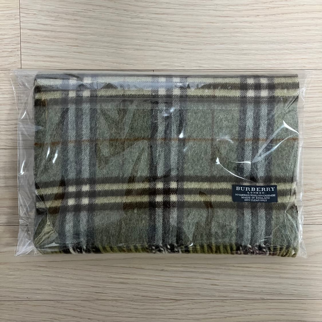 [정품] 버버리 카키 노바체크 울캐시미어 머플러 (burberry) 상품이미지2