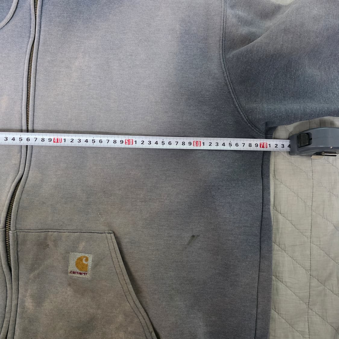 [XL] 빈티지 칼하트 트래쉬드 하드 썬페이드 후드집업 상품이미지10