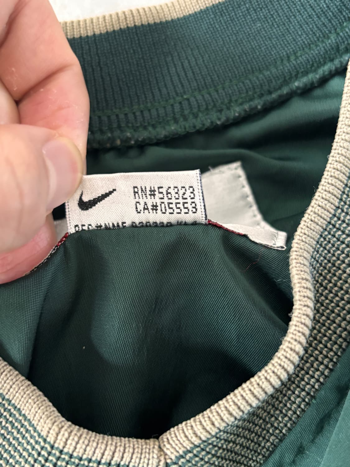 90s Nike 빈티지 트레이닝 풀오버 브이넥 · 밀리터리 그린 L 상품이미지5