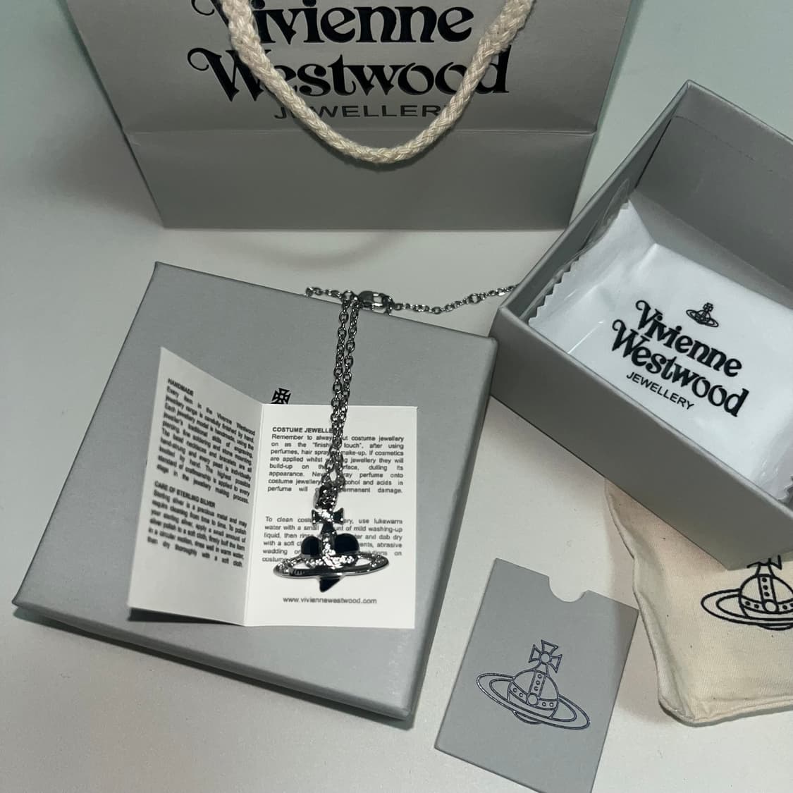 비비안웨스트우드 디아망떼 블랙 풀박스 상품이미지3