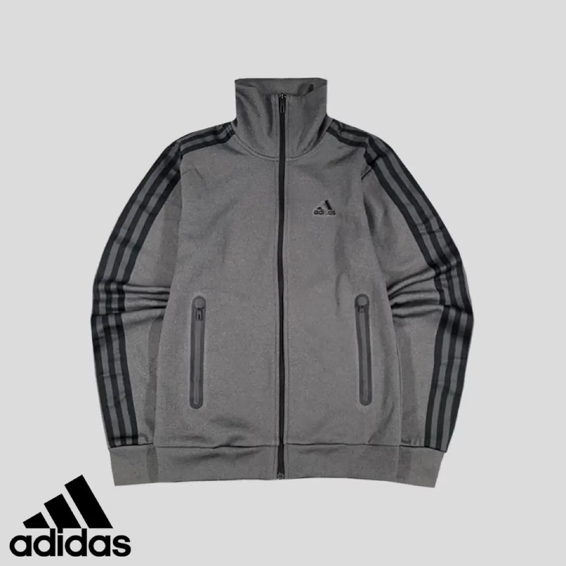 아디다스 삼선 그레이져지 상품이미지1