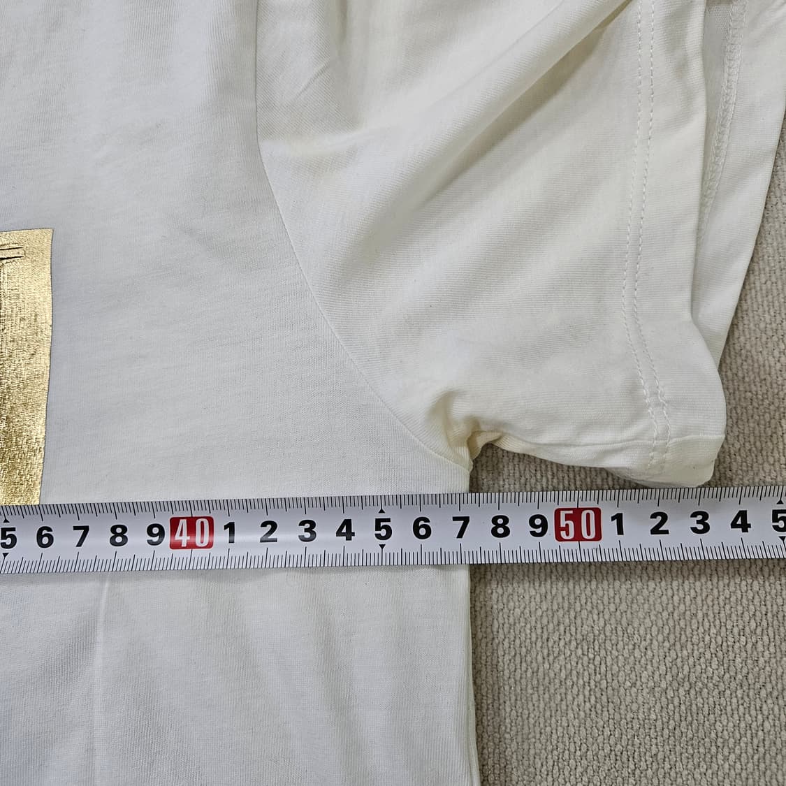 실측확인 고급 금장로고 반팔티 0317Y 상품이미지7