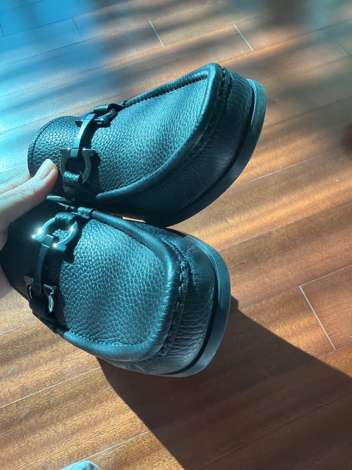 (정품) 페레가모 남성 블랙 구두 상품이미지2