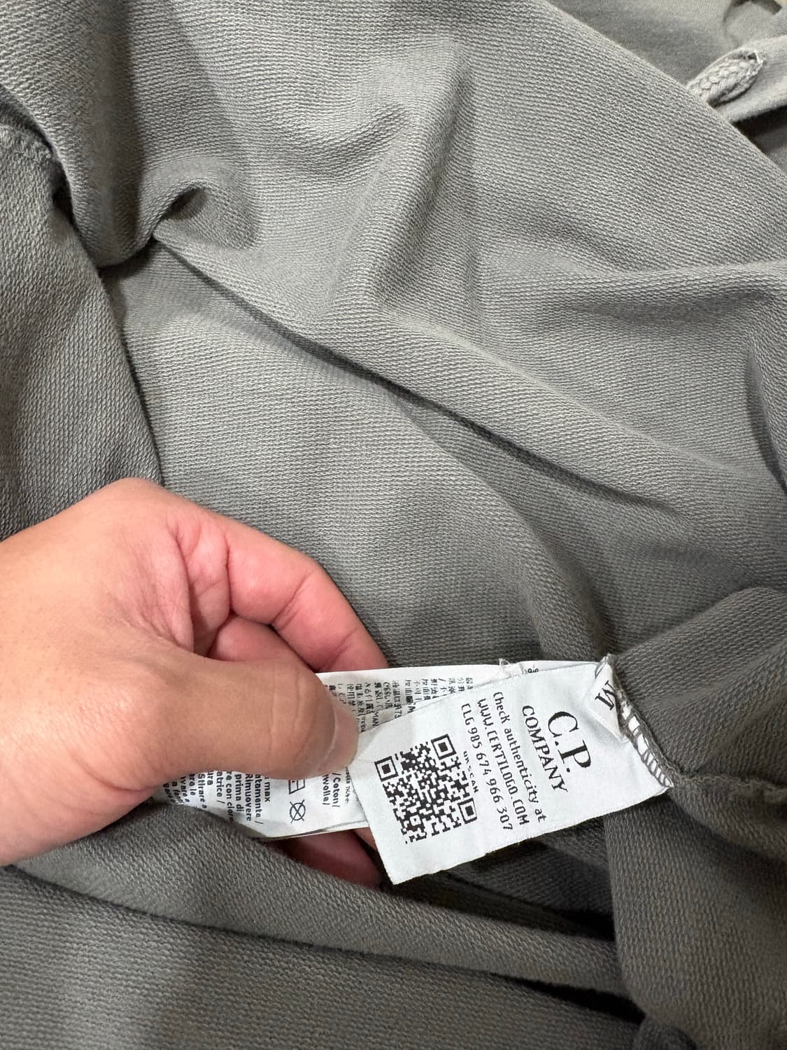 Cp 컴퍼니 후드티 그레이 상품이미지4