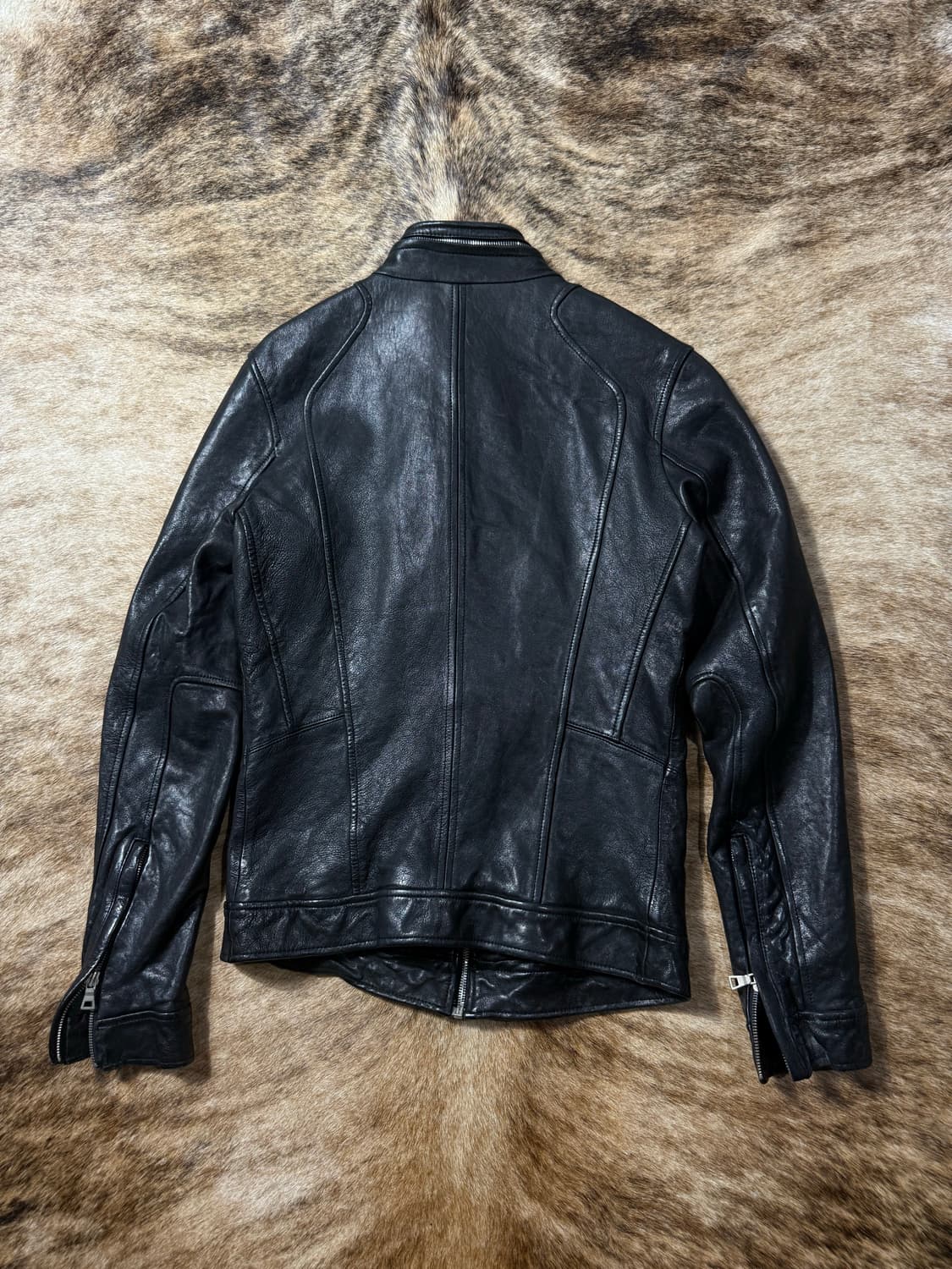 Tempo Homme Lambskin Leather Jacket 상품이미지8