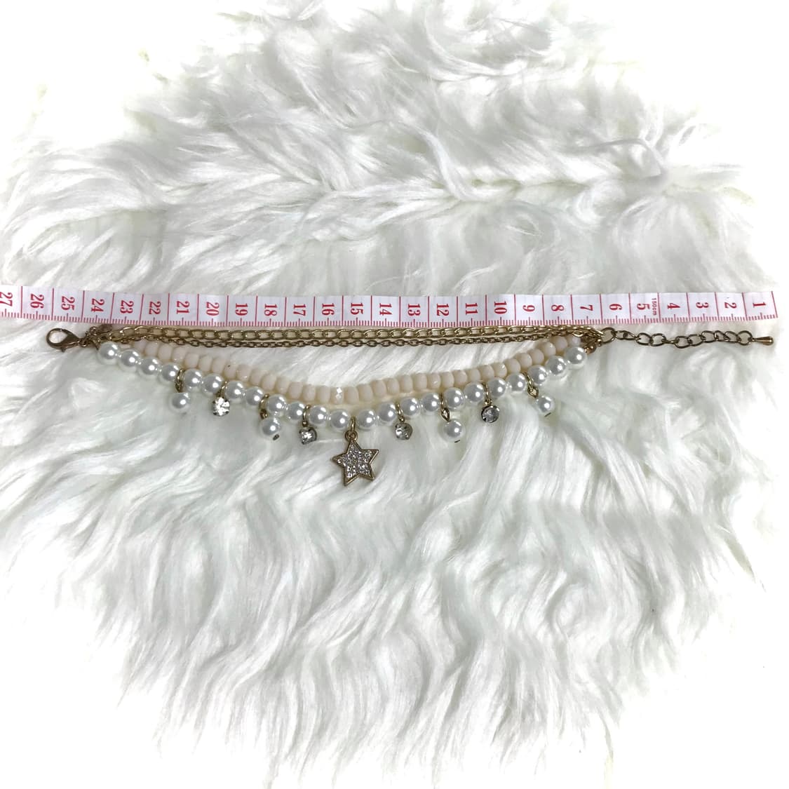 빈티지 갸루 별 y2k 진주 레이어드 팔찌 상품이미지5