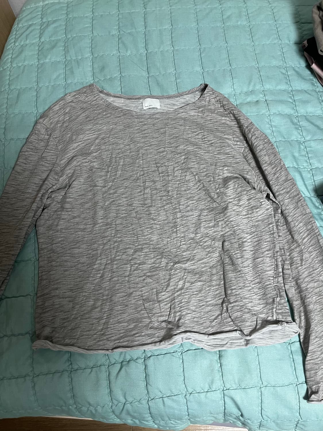 mono prive textured roll longsleeve 상품이미지1