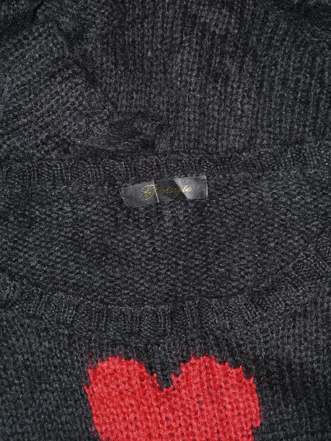 grunge punk heart knit 상품이미지7