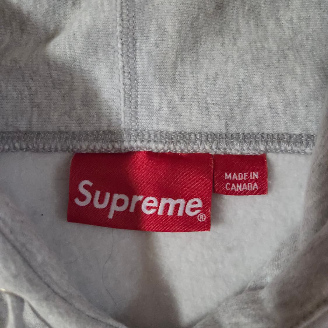 슈프림 카모 박스로고 후드티 XL 애쉬그레이 상품이미지4