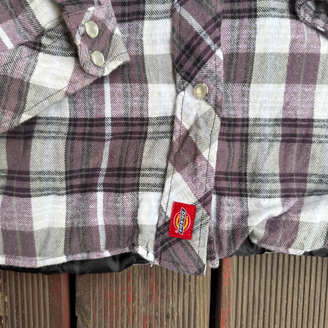 디키즈 체크 후드자켓 상품이미지4