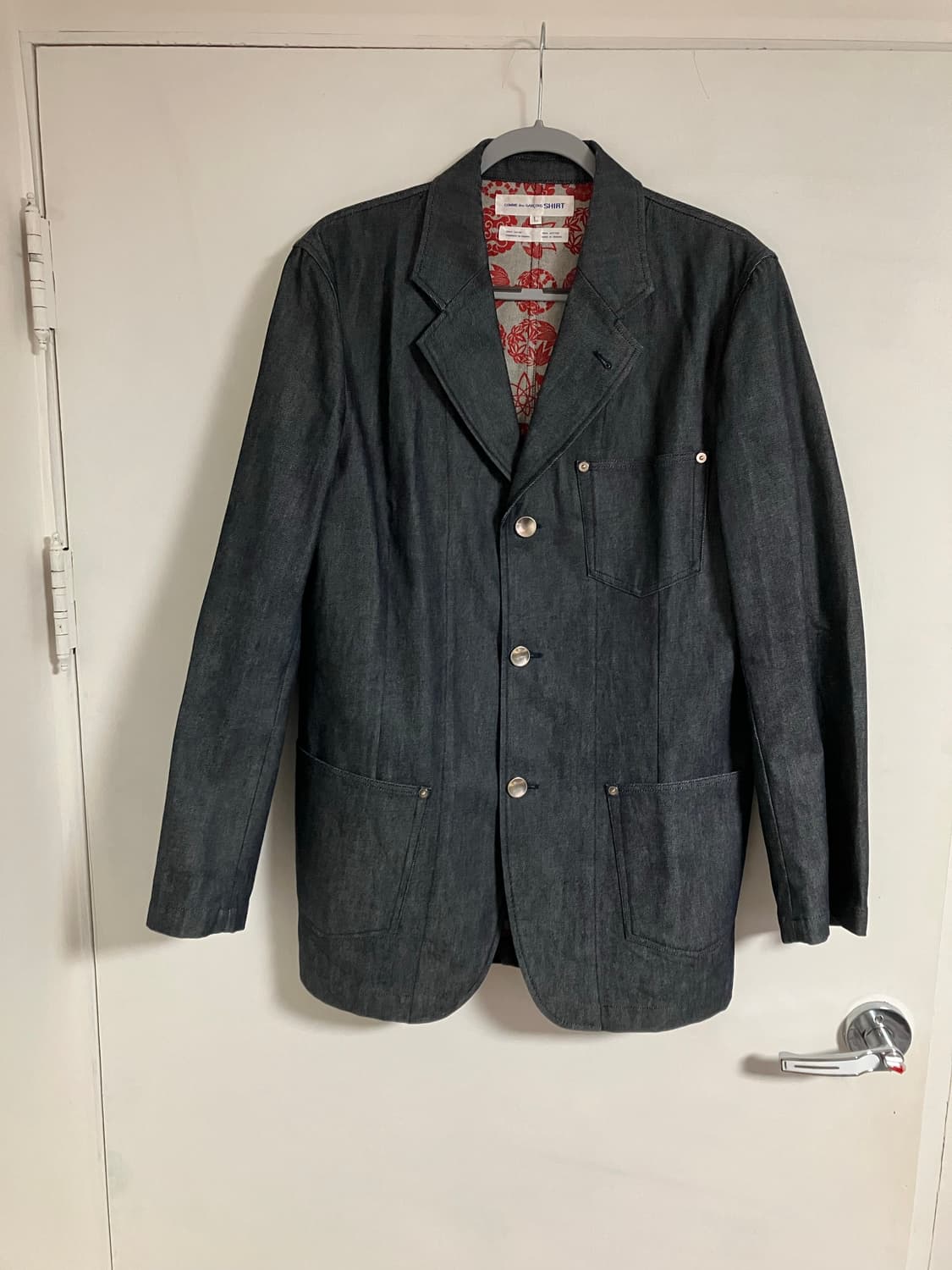 comme des garcons shirts denim jacket 상품이미지1