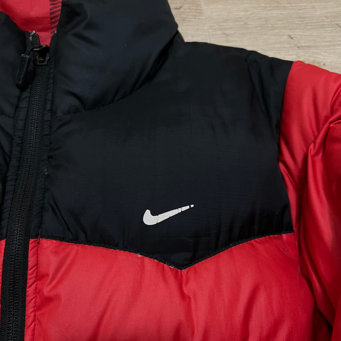 나이키 덕다운 리버시블 스탠드넥 푸퍼패딩 점퍼 [레드] M/95 상품이미지4