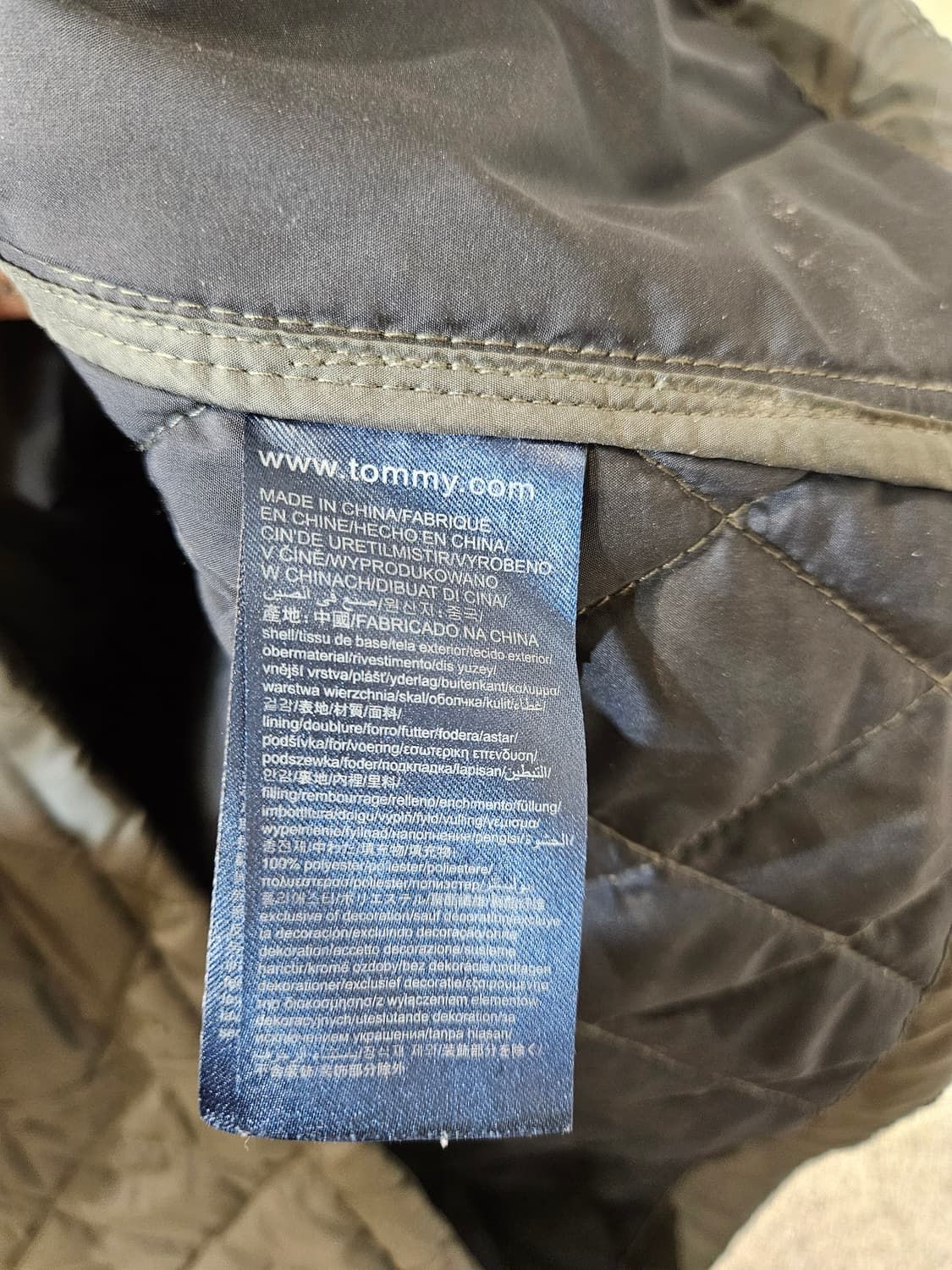타미힐피거 퀄팅 자켓 상품이미지10