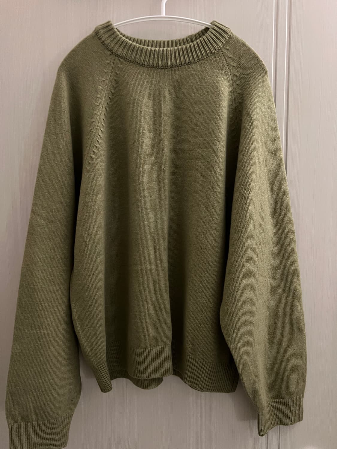 토마스모어 램스울 니트 (그린) 상품이미지1