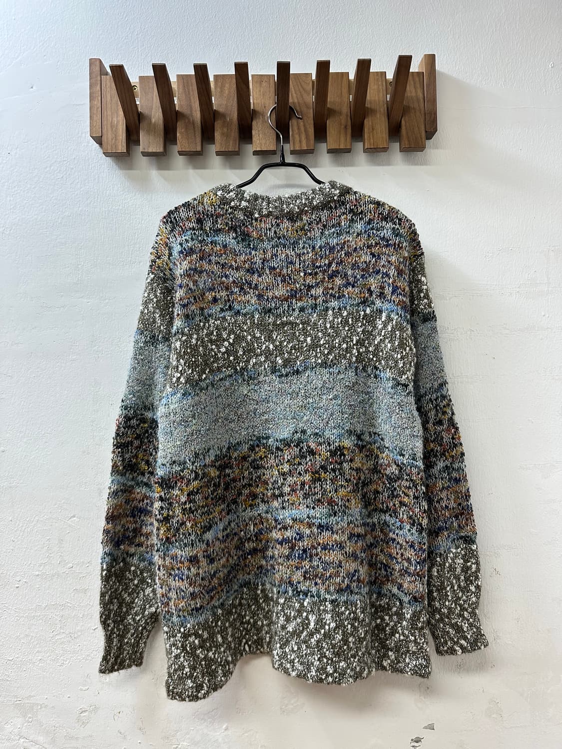 일본빈티지 보카시플라워니트 상품이미지6