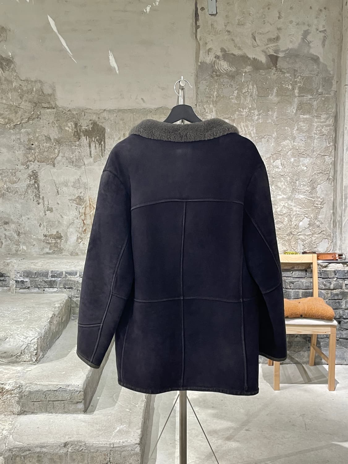 이브 생로랑 레이즌 고트 스킨 자켓 상품이미지6