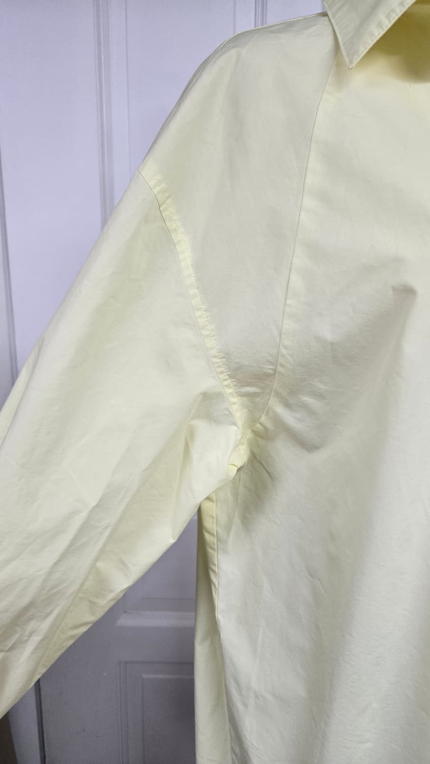 민더리 옐로우 롱셔츠 상품이미지5