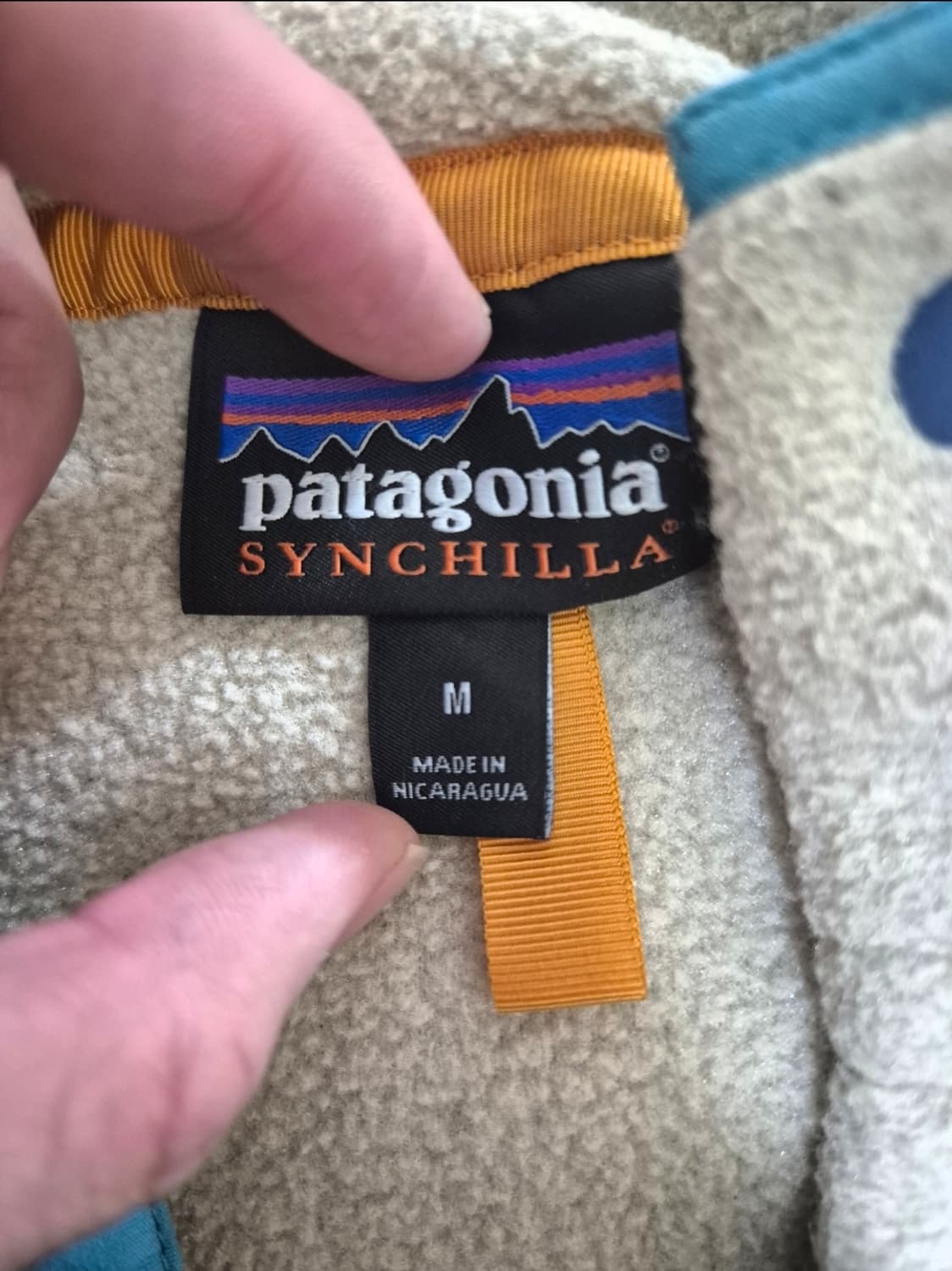 파타고니아 신칠라 베이지 M 상품이미지2